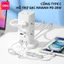 Ổ Cắm Điện Trụ/ Vuông DELI Sạc Nhanh USBTypeC 20W, Ổ Điện Trụ Để Bàn Cầu Chì Tự Ngắt CSuất 2500W - 4000W