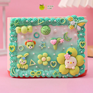 BỘ NGUYÊN LIỆU DECOR KEM KEO VÀ CHARM