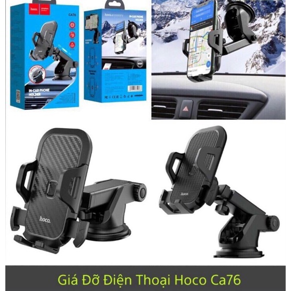 Giá đỡ điện thoại trên xe hơi Hoco CA76 có đế hít chính hãng, Giá đỡ ...