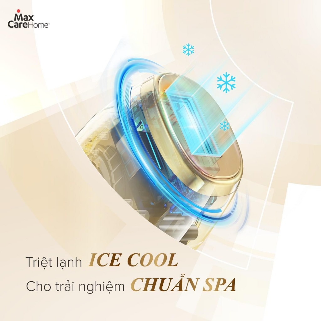Ảnh Máy Triệt Lông Băng Lạnh TRẺ HÓA DA IPL Maxcare M2 Bản Cao Cấp Tích Hợp Cảm Biến Da, Năng Lượng 19J Tăng 35% Hiệu Quả 4