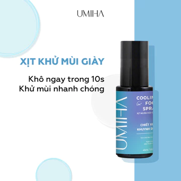 Xịt giày khử mùi giày UMIHA khuynh diệp (45ml) - Xịt khử mùi giày 24h, xịt thơm giày khử mùi giày, khử mùi hôi chân