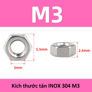 10 Con tán Inox 304 cho ốc M3 | Shopee Việt Nam