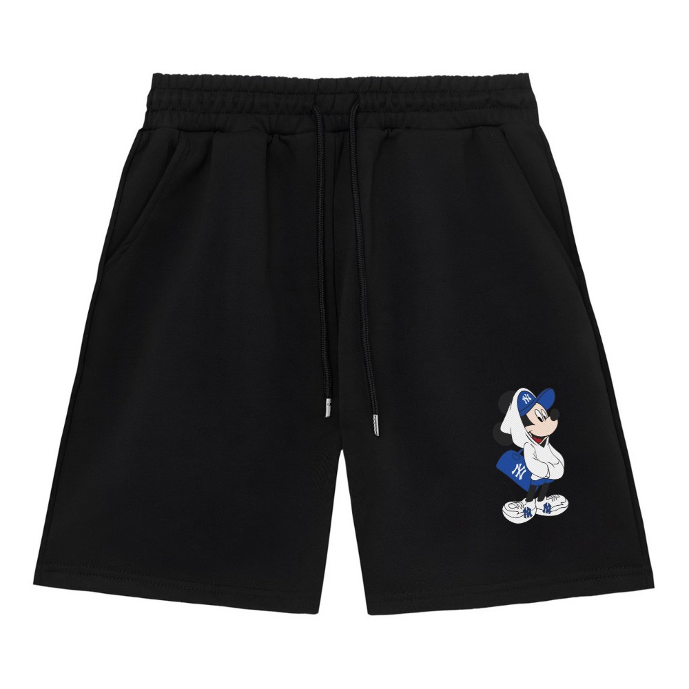 Quần Short Mickey Gấu NY Nhiều Màu Form Unisex Hotrend Nam Nữ In Hình - QS03