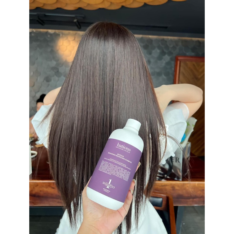 (Tặng Lược)Cặp Dầu Gội Xả Batious Phục Hồi Hư Tổn Đa Tầng, Tái Tạo Nang Tóc, Ngăn Gàu, Kiềm Dầu 500ml-960ml
