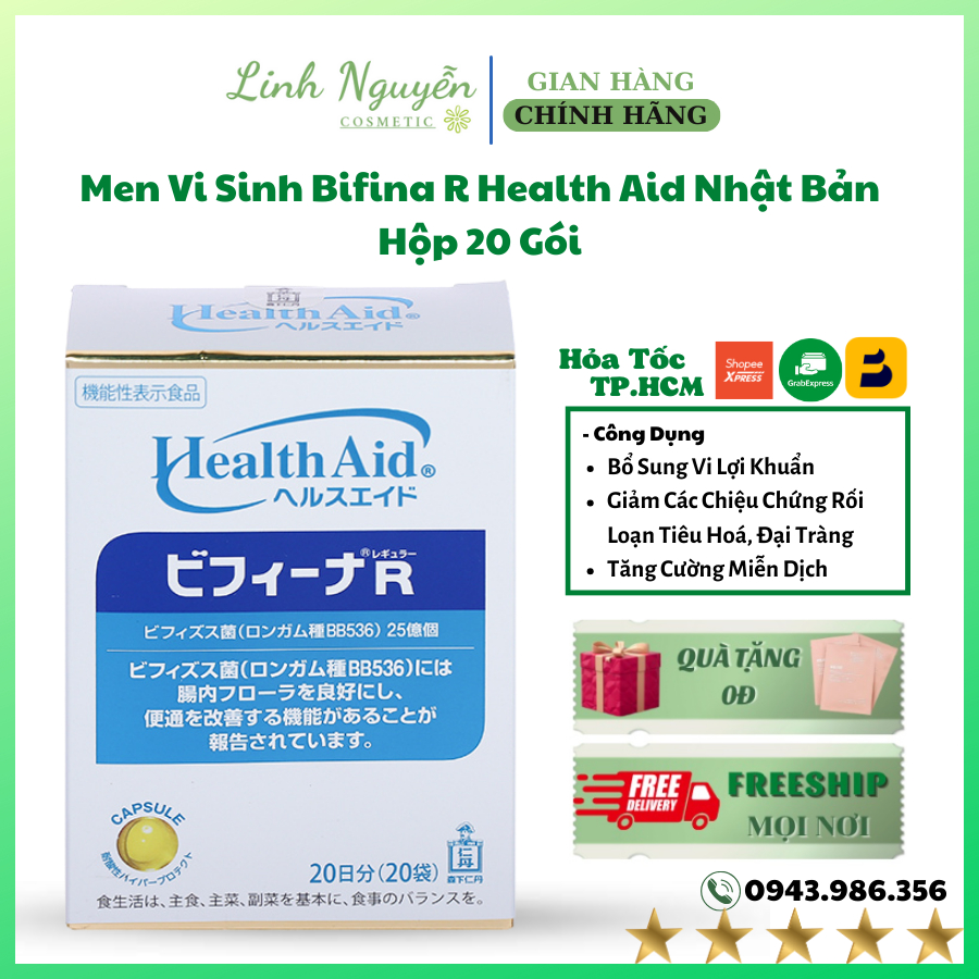 Men Vi Sinh Bifina R Health Aid Nhật Bản Giúp Giảm Rối Loạn Tiêu Hóa ...