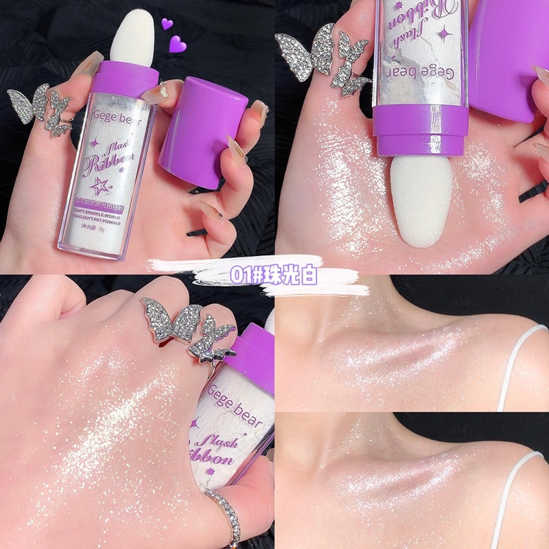 Nhũ Bắt Sáng Gege Bear Flash Ribbon Fairy Sparkle World Highlight Pat Powder