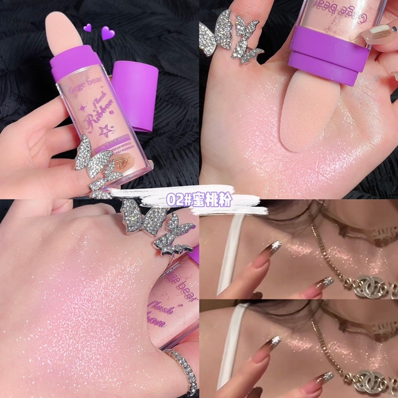 Nhũ Bắt Sáng Gege Bear Flash Ribbon Fairy Sparkle World Highlight Pat Powder