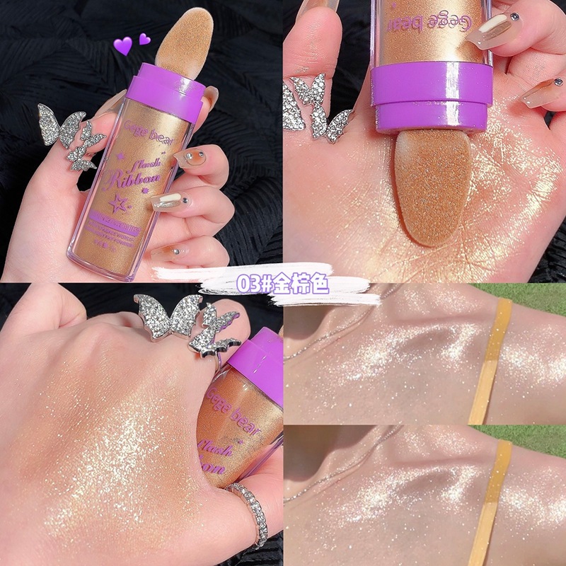Nhũ Bắt Sáng Gege Bear Flash Ribbon Fairy Sparkle World Highlight Pat Powder