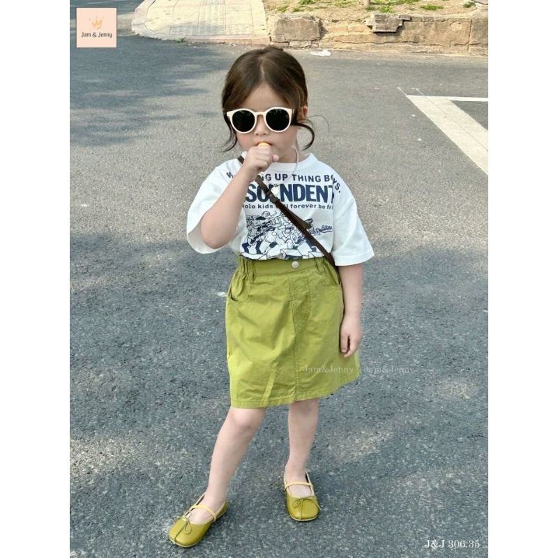 Set Bộ Cao Cấp Cho Bé Gái Đi Chơi Du Lịch Đi Học Áo Phông