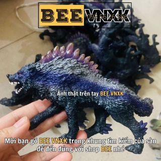 Mô hình Sói Quỷ Bóng Đêm Shadow Wolf nhựa đúc đặc, đồ chơi chính hãng xuất dư BEE VNXK