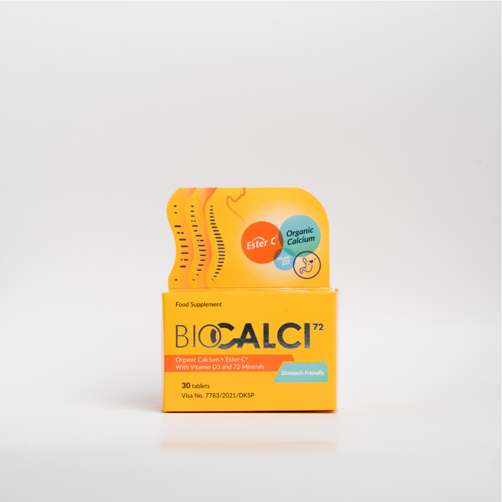 Viên uống Canxi Biocalci-72 – Canxi D3 Ester C – Hỗ trợ xương chắc khỏe (Hộp 30 viên)