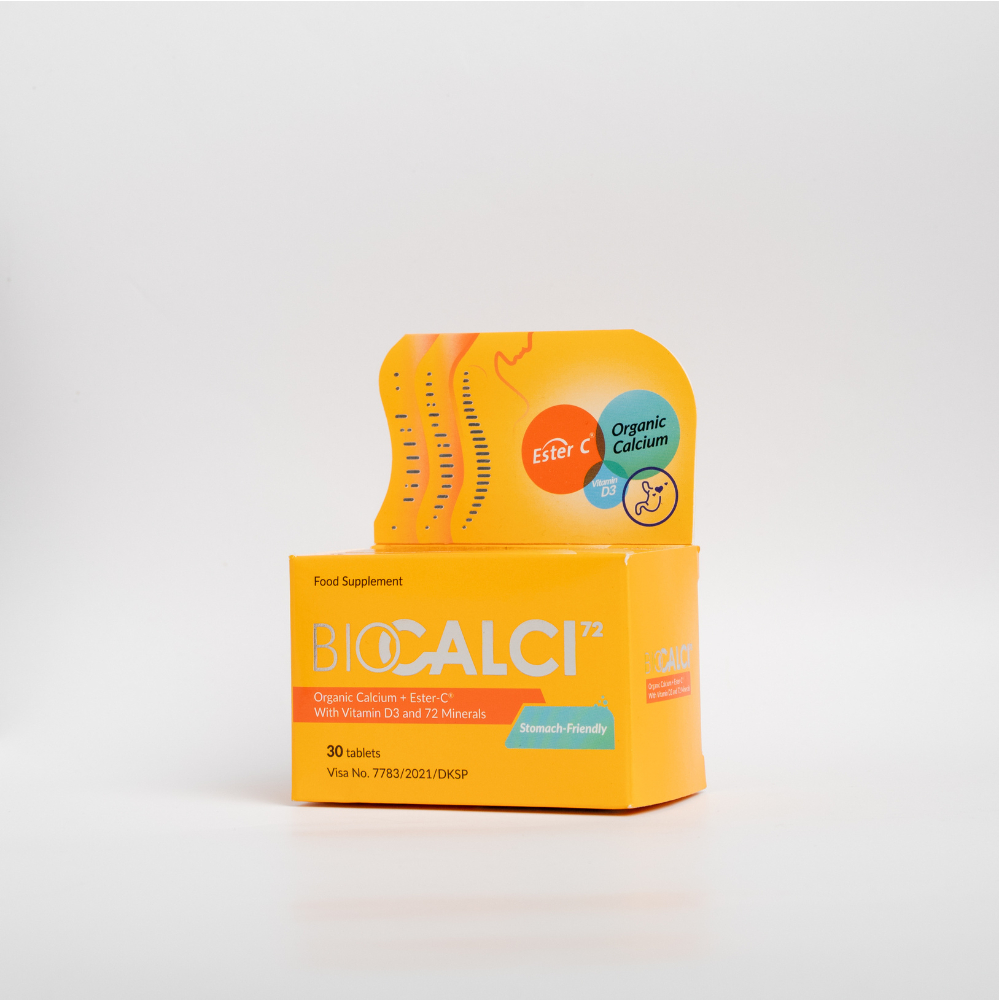 Viên uống Canxi Biocalci-72 – Canxi D3 Ester C – Hỗ trợ xương chắc khỏe (Hộp 30 viên)
