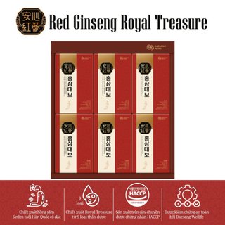 Nước Hồng sâm Red Ginseng Royal Treasure Daesang Wellife (40 ml × 24 gói) Hồng sâm Daebo Hàn Quốc