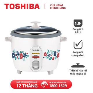 Nồi cơm nắp rời Toshiba 1.8 lít RC-18MH2PV(F) 4 - 6 người ăn -chính hãng 100% trưng bày mới 99%