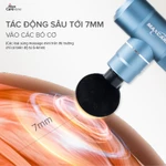 Súng Massage Cầm Tay GIÃN CƠ CAO CẤP MAXCARE Tùy Chỉnh 5 Góc Gập, Nhiệt Phục Hồi 50°C, Giảm Đau Bắp Vai Cổ Gáy, Pin 60N — ảnh 7