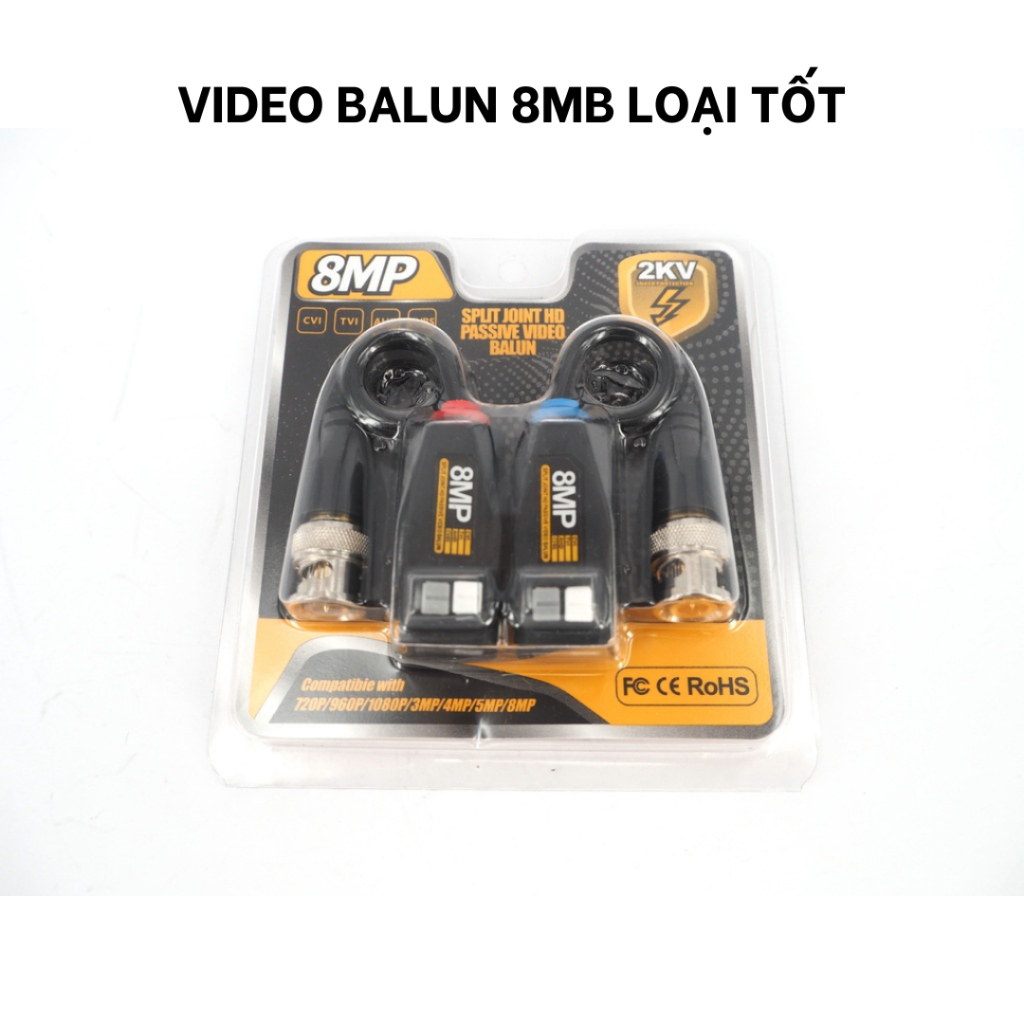 Video Balun 8Mb Cho Camera AHD/CVI/TVI loại tốt, chống nhiễu | Shopee ...