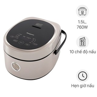 Nồi cơm điện tử Kangaroo 1.5 lít KG15DR10 chính hãng 100% trưng bày mới 99% - Bảo hành 12 tháng