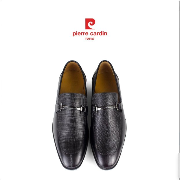Ảnh Giày tây lười Pierre Cardin chất liệu da bò cao cấp, khóa kéo phụ kiện logo - 783 2