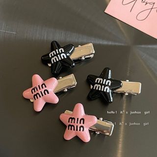 [🔥XƯỞNG SALE SẬP SÀN🔥] Set 2 Kẹp Tóc Mái Ngôi Sao Y2K Phong Cách Hàn Quốc K57