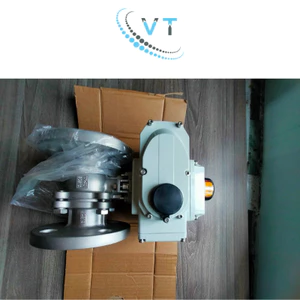 Van bi mặt bích JIS10K CF8 điều khiển điện on/off 220V DN15-DN50
