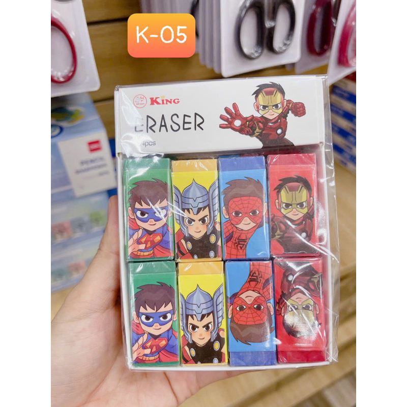 Combo 5 viên tẩy hình đẹp