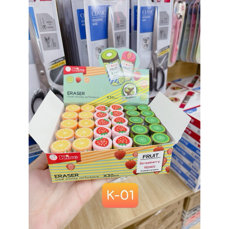 Combo 5 viên tẩy hoa quả