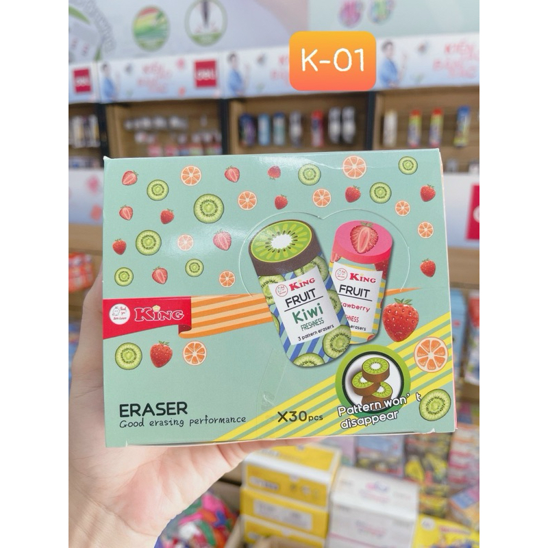 Combo 5 viên tẩy hoa quả