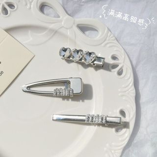 [🔥XƯỞNG SALE SẬP SÀN🔥] Set 2 Kẹp Tóc Mái Đính Đá Lấp Lánh Sang Trọng Phong Cách Y2K K53