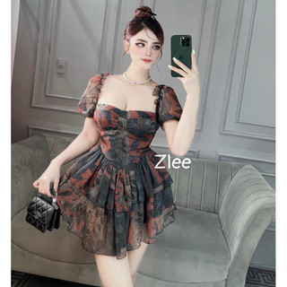 Váy Nữ hở lưng vải tơ hàng thiết kế trẻ trung năng động Long xưởng Ninh Hiệp