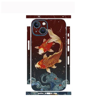 Tấm dán Skin Mặt sau Mẫu Cá Chép MS01 Dành cho 15 pro max,14 pro max,13 pro max,12 pro max- FukiShop