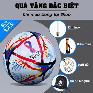 Bóng Đá Size Số 3 4 5 Chính Hãng King Ball Giá Rẻ Trái Banh Trẻ Em Học Sinh Viên Da Cao Cấp Thi Đấu Sân Cỏ Nhân Tạo