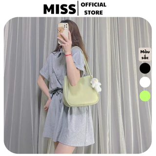 Túi xách nữ công sở,túi tote da đeo vai để vừa a4 có khoá kéo đi học đi làm phong cách hàn quốc MISS- 126