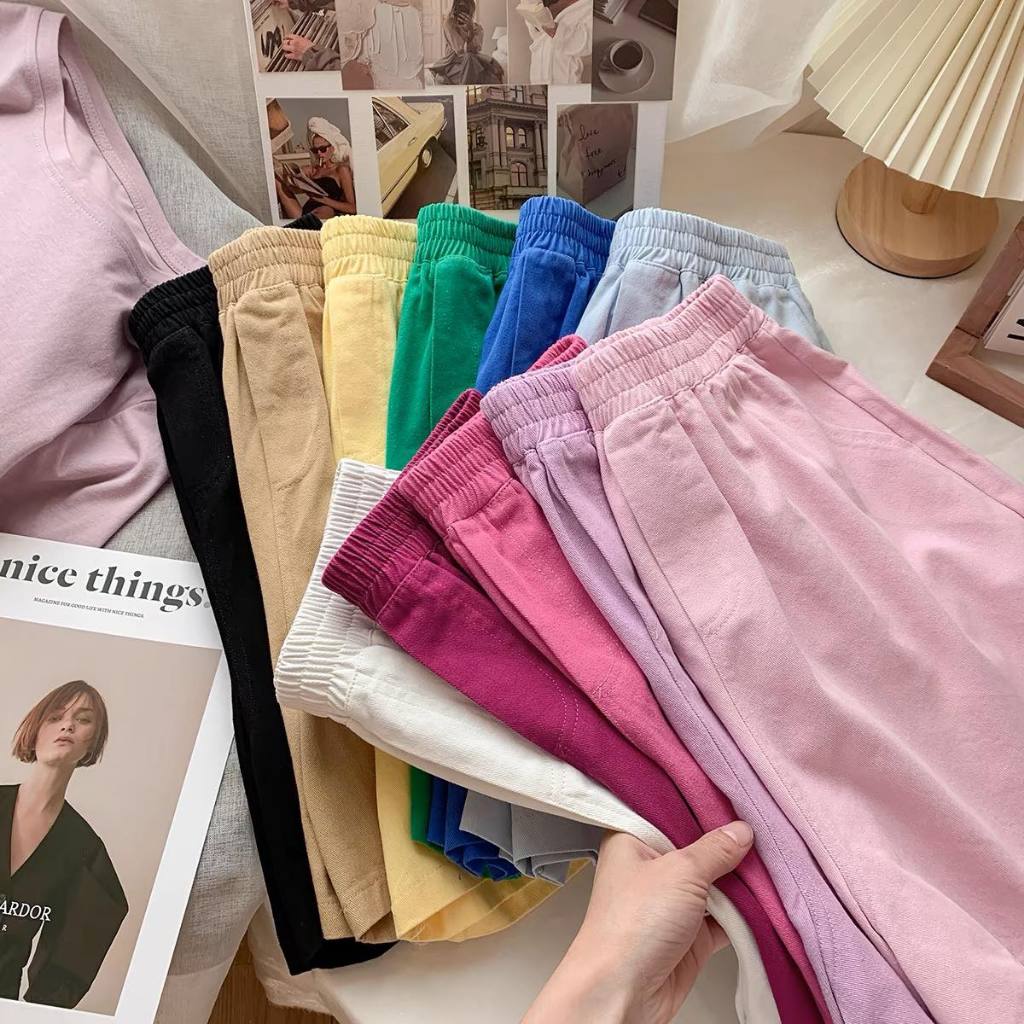 Quần Short Kaki Nữ Lưng Chun, Chất Kaki Đẹp Mềm Mịn, Co Giãn Nhẹ_m025 | BigBuy360 - bigbuy360.vn