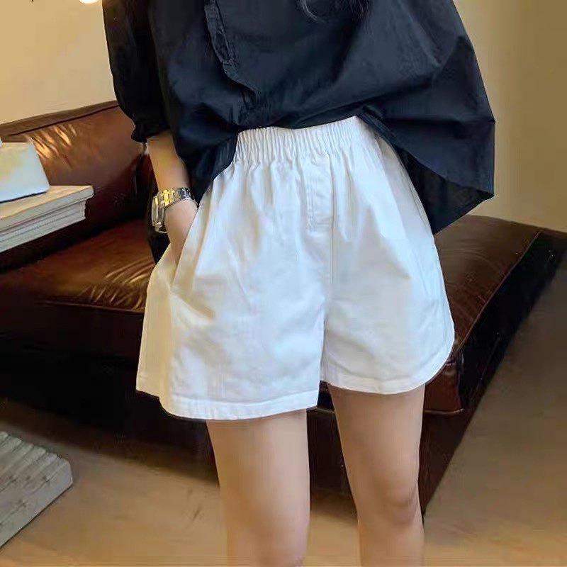Quần Short Kaki Nữ Lưng Chun, Chất Kaki Đẹp Mềm Mịn, Co Giãn Nhẹ_m025 | BigBuy360 - bigbuy360.vn