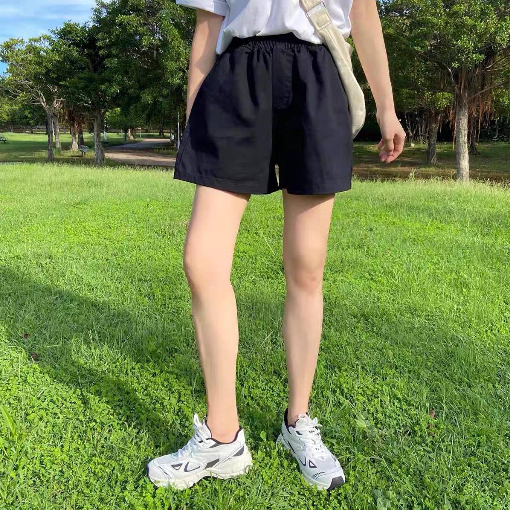 Quần Short Kaki Nữ Lưng Chun, Chất Kaki Đẹp Mềm Mịn, Co Giãn Nhẹ_m025 | BigBuy360 - bigbuy360.vn