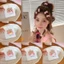 Set 2 Kẹp Tóc Mái Hình Nơ Trái Tim Đôi Hoạt Hình Dễ Thương K49