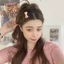 Set 2 Kẹp Tóc Mái Hình Nơ Trái Tim Đôi Hoạt Hình Dễ Thương K49