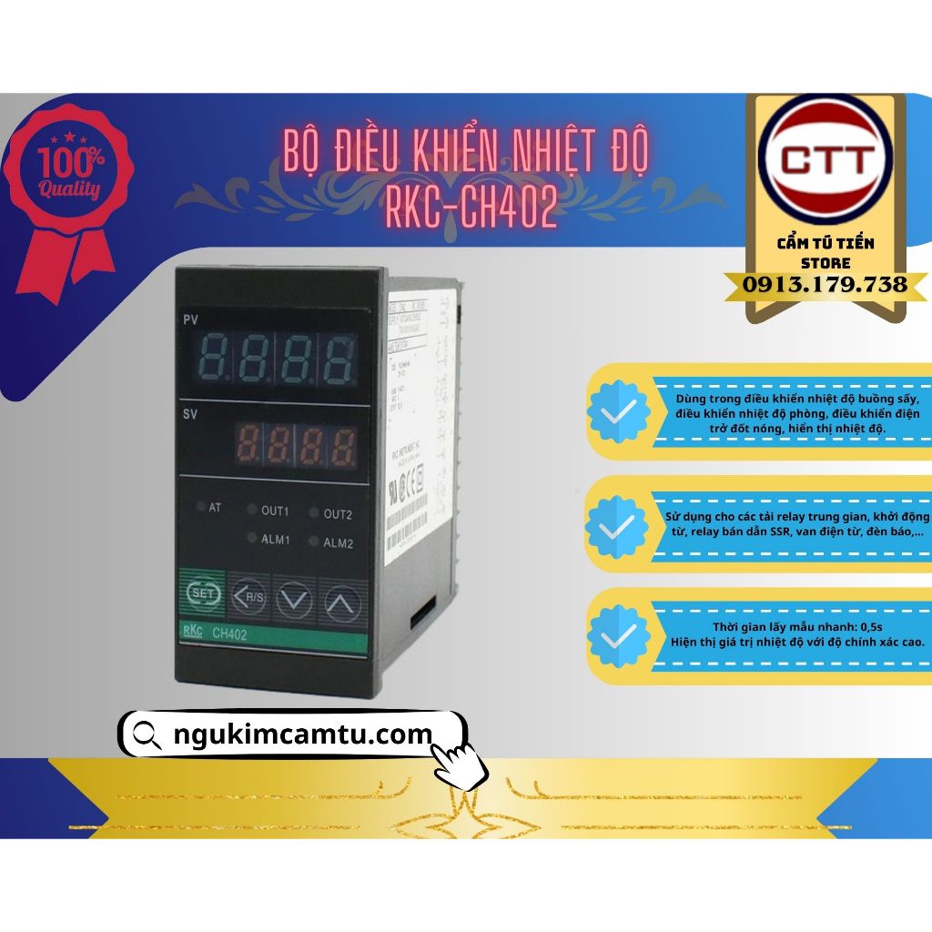 BỘ ĐIỀU KHIỂN NHIỆT ĐỘ RKC-CH402 | Shopee Việt Nam