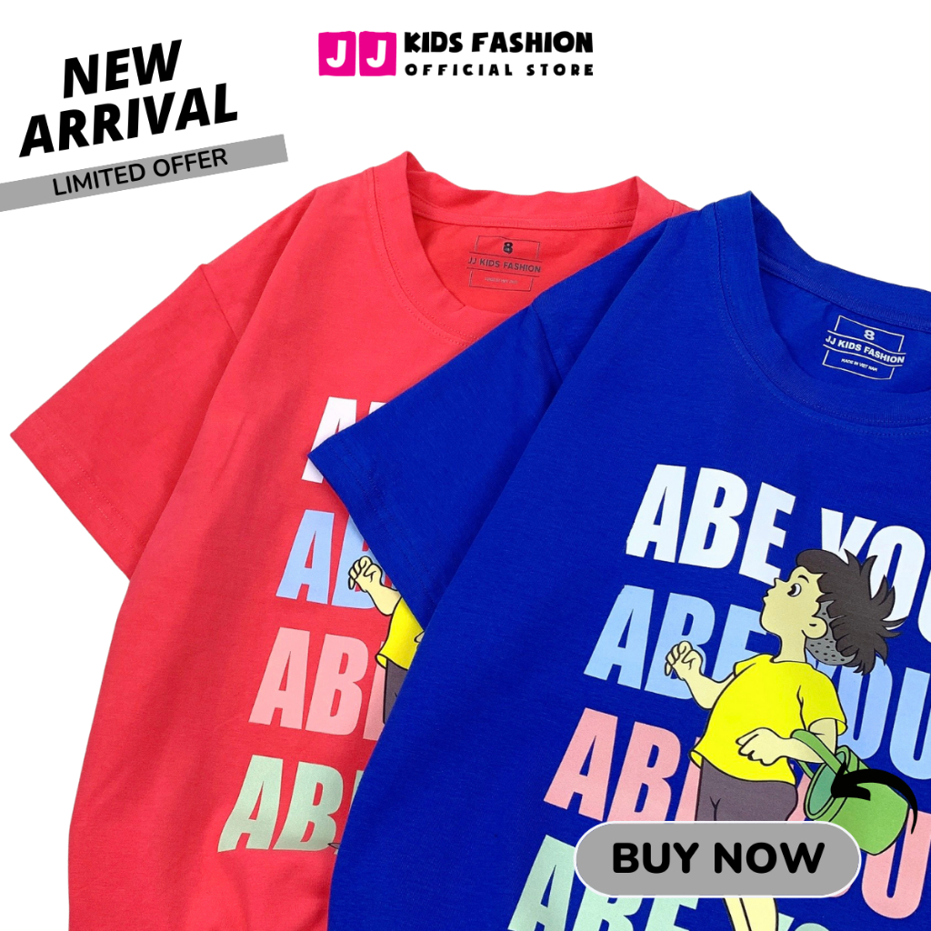 Áo thun bé trai ngắn tay mùa hè, cotton thoáng mát full size - JJ Kids