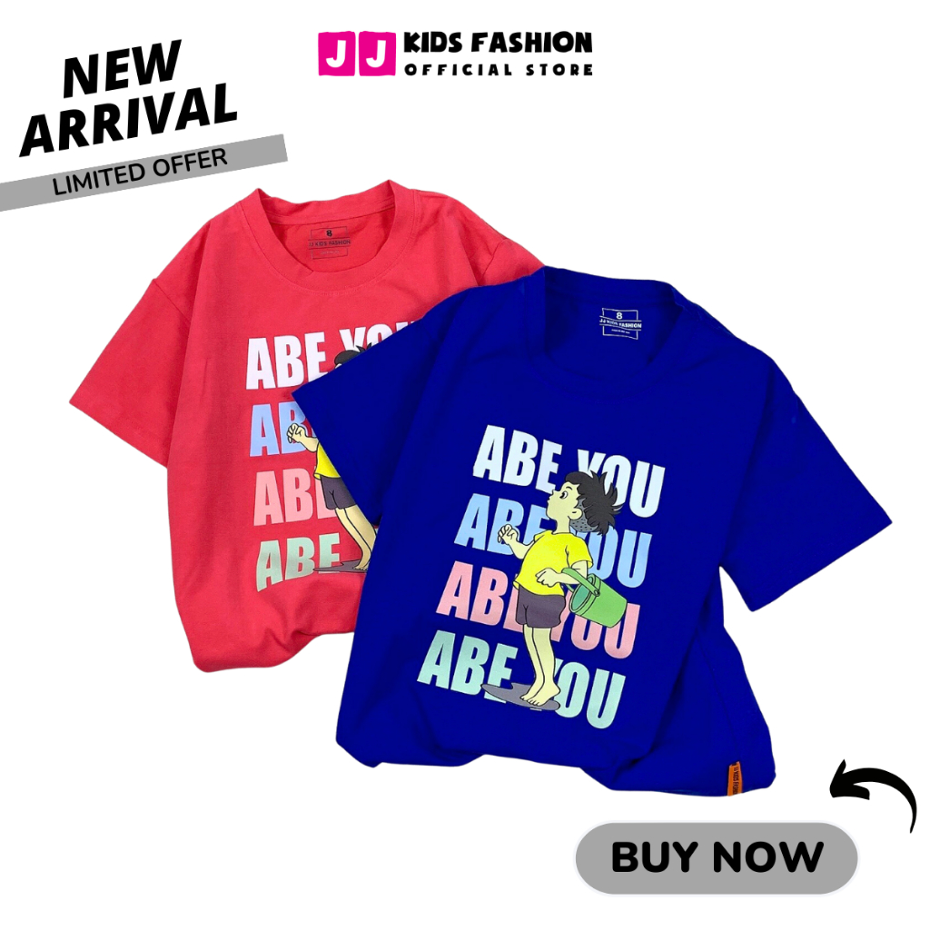 Áo thun bé trai ngắn tay mùa hè, cotton thoáng mát full size - JJ Kids