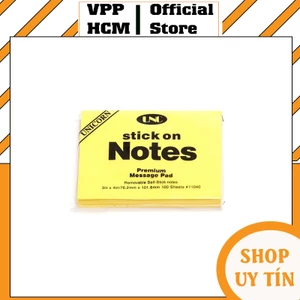 Giấy note ghi chú 3x2, 3x3, 3x4 vàng
