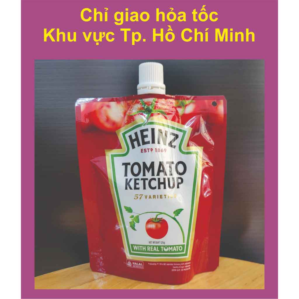 Heinz Túi 125g TƯƠng CÀ Chua Indonesia Tomato Ketchup Halal Shopee Việt Nam 0341