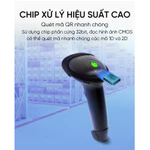 Máy quét mã vạch không dây Corisu 136E cầm tay quét mã 1D, 2D, QR siêu nhạy độ bền cao dễ dàng sử dụng — ảnh 6