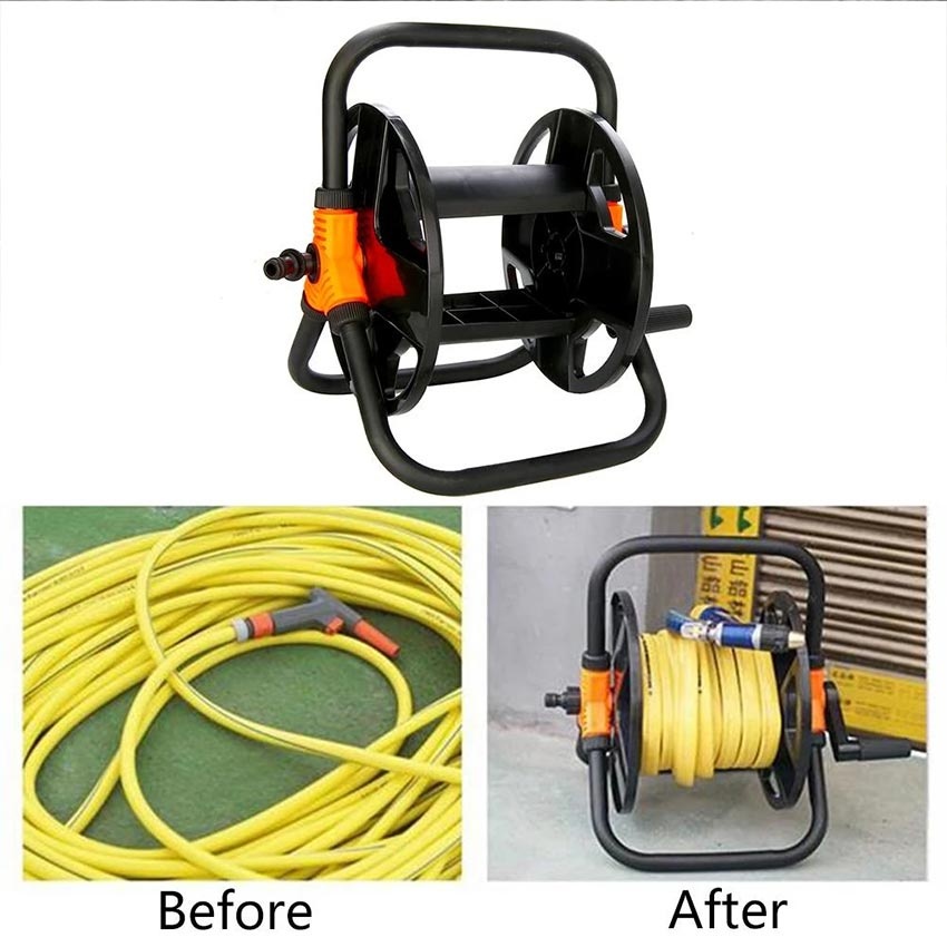 🔥Bộ khung rulo cuộn ống nước tưới cây từ 10 đến 35 mét dây phi 16 dạng ...