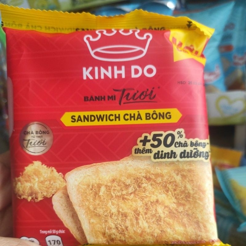 Bánh Mì Tươi Sandwich Chà Bông Kinh Đô 50g [hoẢ TỐc] Shopee Việt Nam