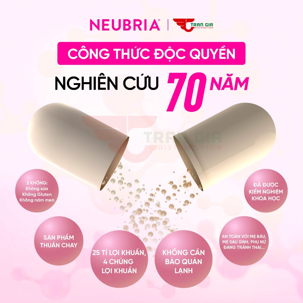 Ảnh Men vi sinh Neubiotic Her ngăn ngừa vấn đề phụ khoa, bổ sung lợi khuẩn, cải thiện hệ tiêu hoá 30 viên/ hộp - Mới 4