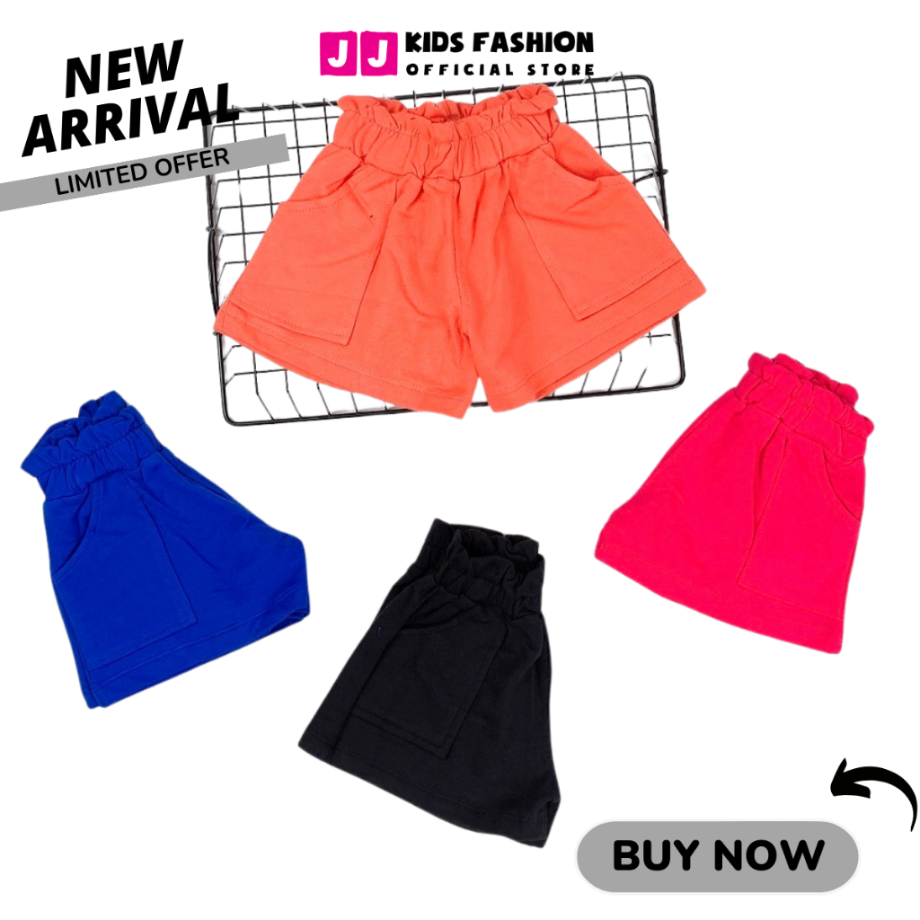 Quần short thun cotton da cá trẻ em năng động thoải mái full size - JJ Kids