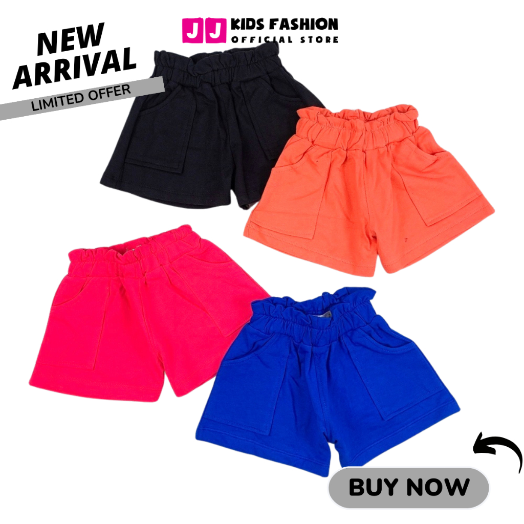 Quần short thun cotton da cá trẻ em năng động thoải mái full size - JJ Kids