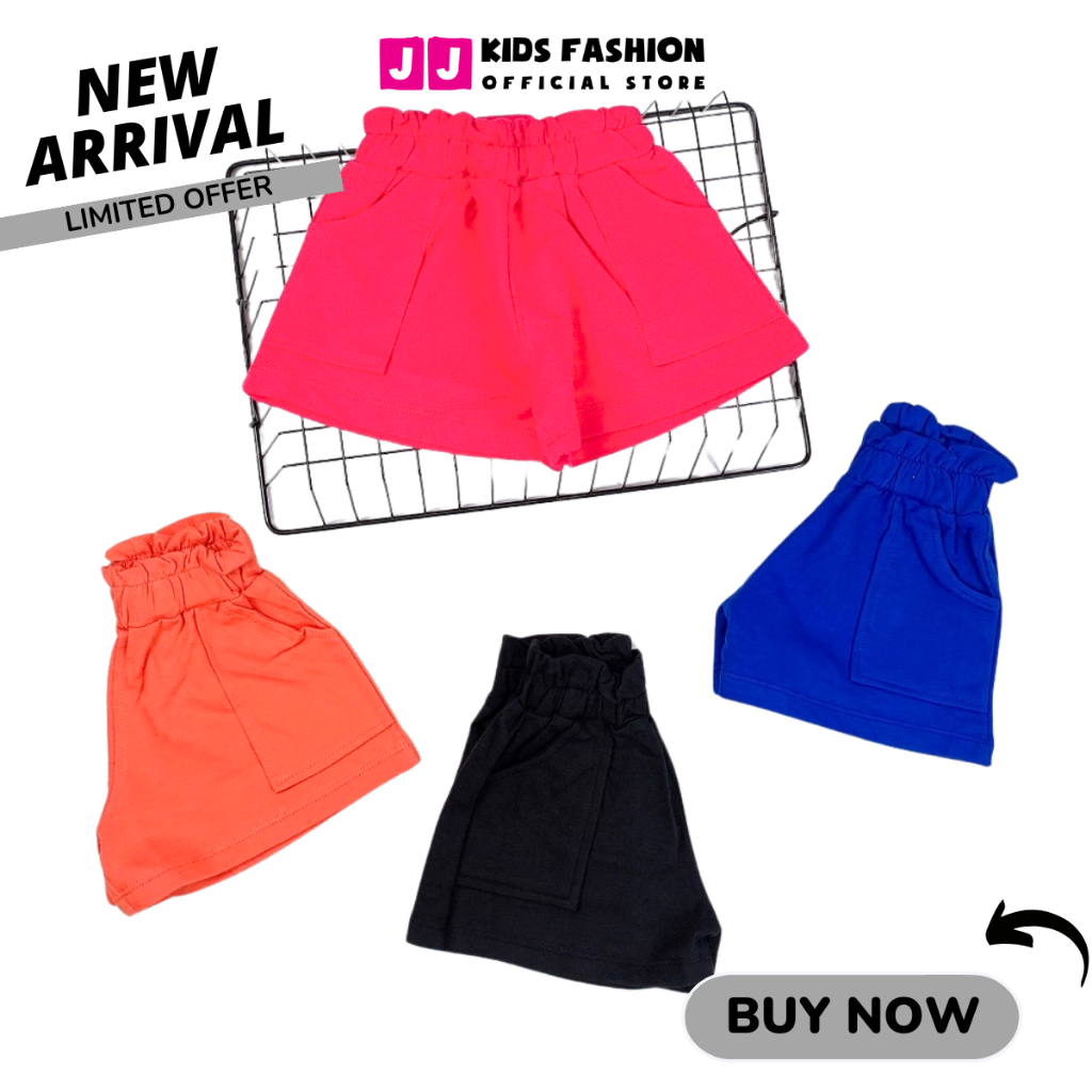 Quần short thun cotton da cá trẻ em năng động thoải mái full size - JJ Kids