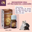 Bromhexine Oral Chai 30ML Chứa Tinh Chất Nhân Sâm, Cam Thảo Giúp Long Đờm, Giảm Ho Dành Cho Chó Mèo - KIKINO
